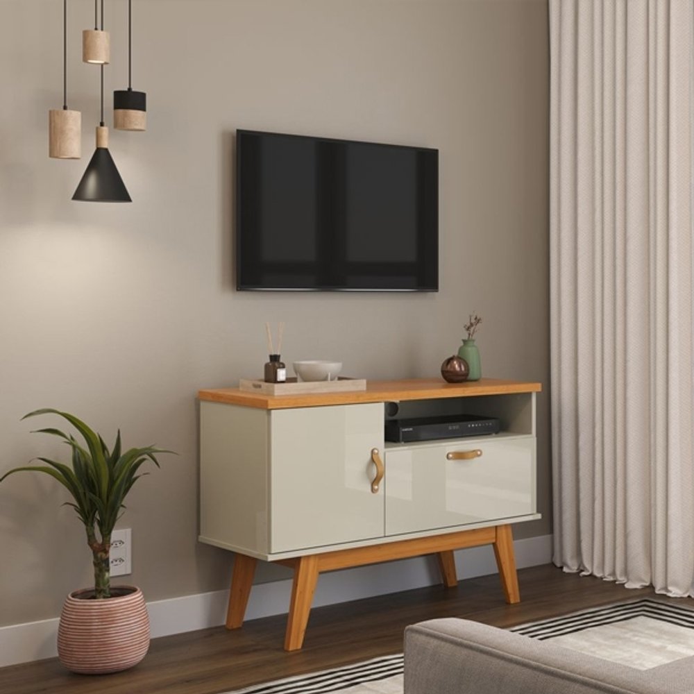 RACK 2 PUERTAS 900 SIRIUS PATRIMAR OFF WHITE | CINAMOMO