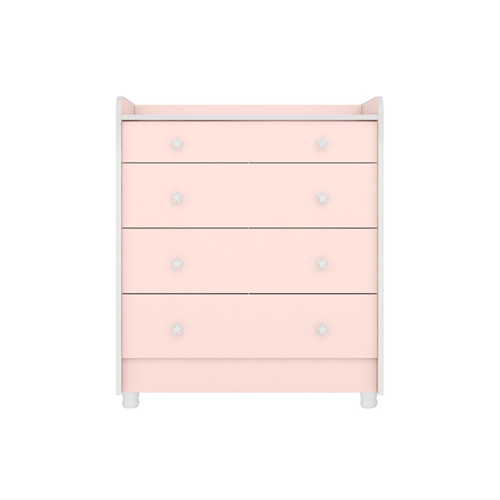 COMODA 4 CAJONES 2523 QMOVI ROSA