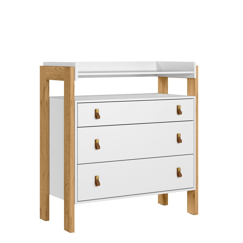 COMODA 3 CAJONES FANTASIA 4410 QMOVI BLANCO