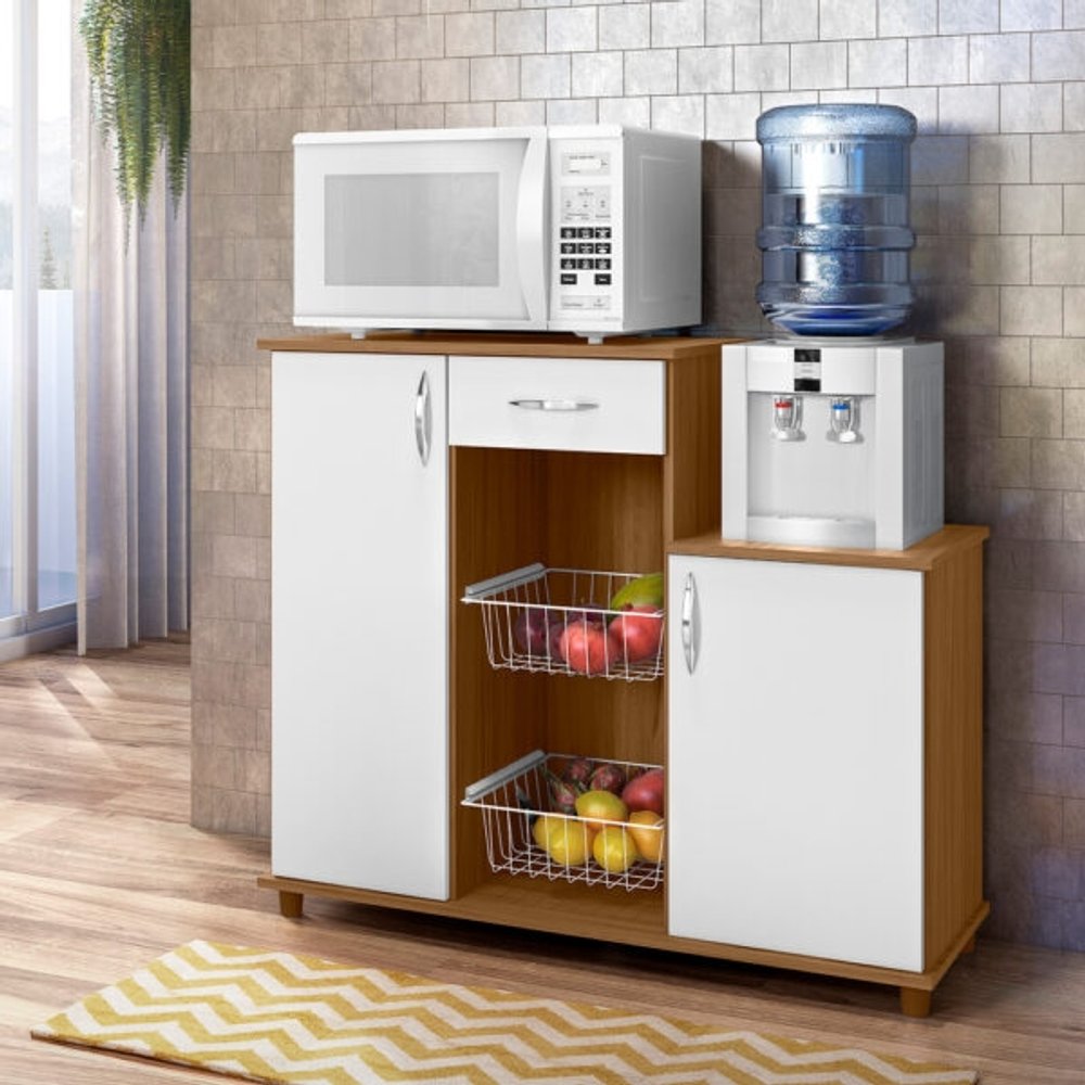 BALCÓN FRUTERA 890 2 PUERTAS 1 CAJÓN DIVA NEW NOTAVEL FREIJO TREND | BLANCO NEW