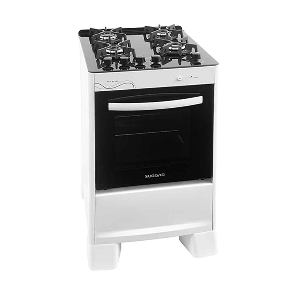 COCINA 4 HORNALLAS NEO GLASS SUGGAR BLANCO