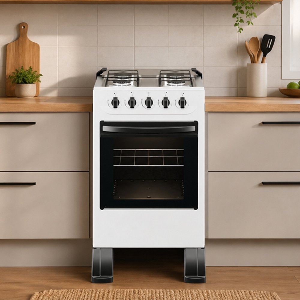 COCINA 4 HORNALLAS NEW MBARETE ABBATEC BLANCO