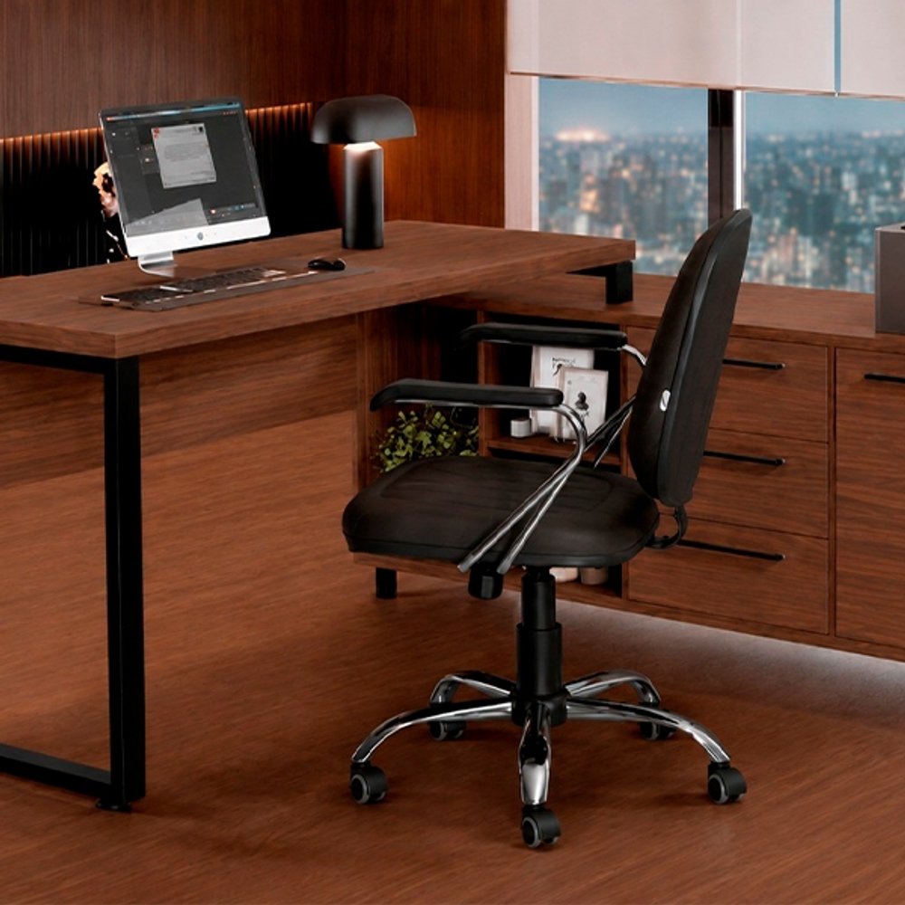 CONJUNTO 160X061 MESA SUPREMA 13.007.1 LADO DERECHO GIOBEL NOCE|NEGRO