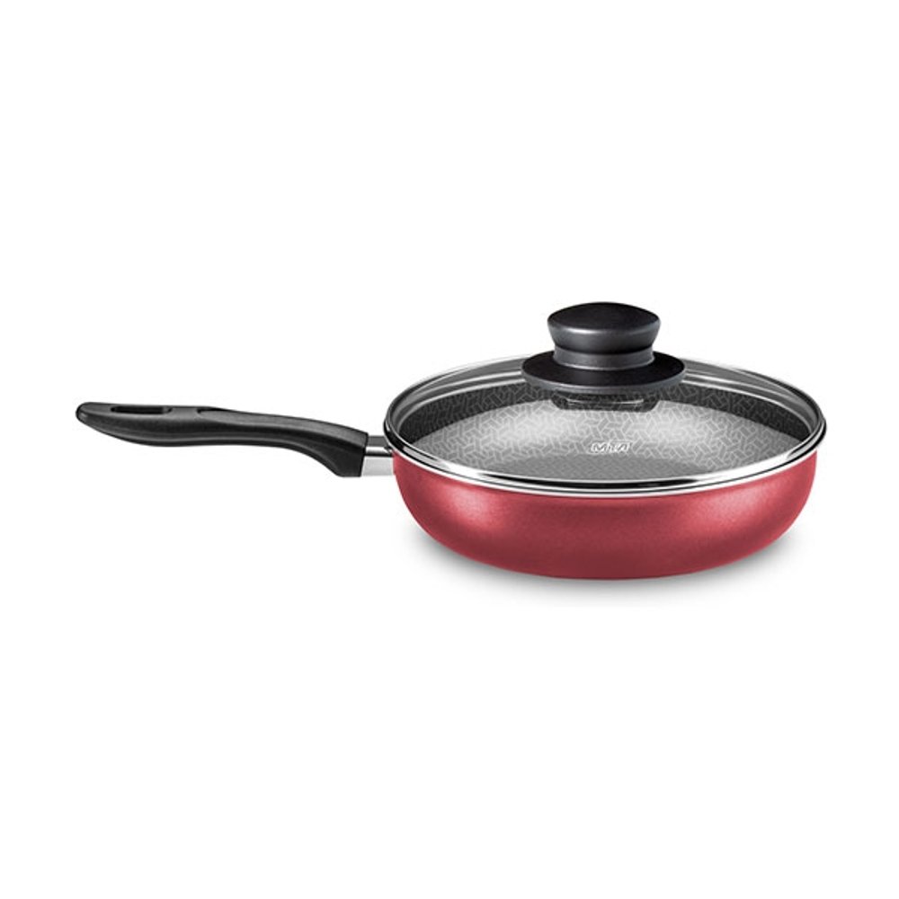SARTEN ALTA CON TAPA 2.5 LITROS N24 SUPRA MTA CEREZA