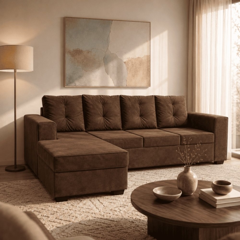 SOFA ONIX TRES LUGARES + CHAISE ABBA 871