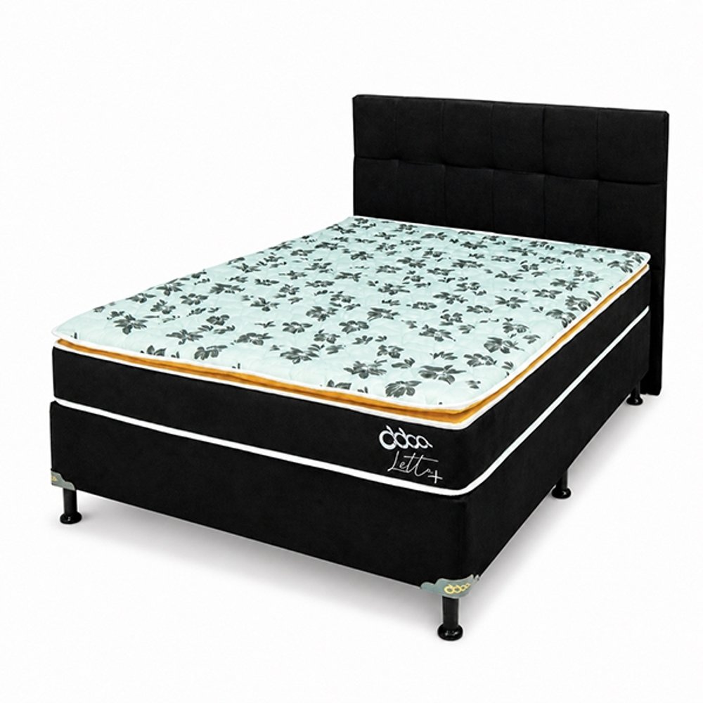 SOMIER LETTO MAS 100 BA+CO+CA ABBA NEGRO