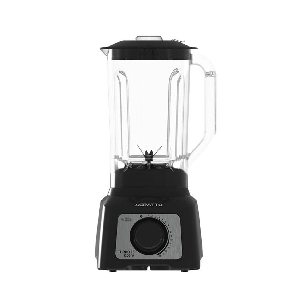 LICUADORA 3.2 LITROS 1200W TURBO AGRATTO NEGRO