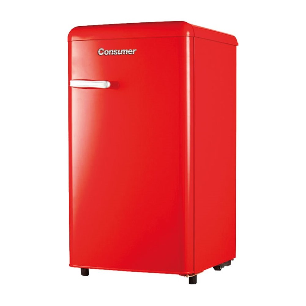HELADERA RETRO DE 120LTS  ROJA