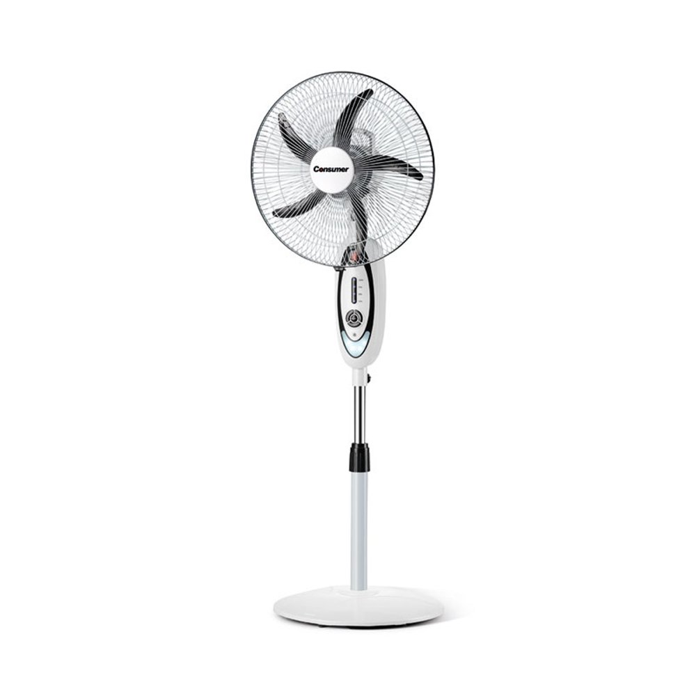 VENTILADOR DE PIE DE 16" RECARGABLE
