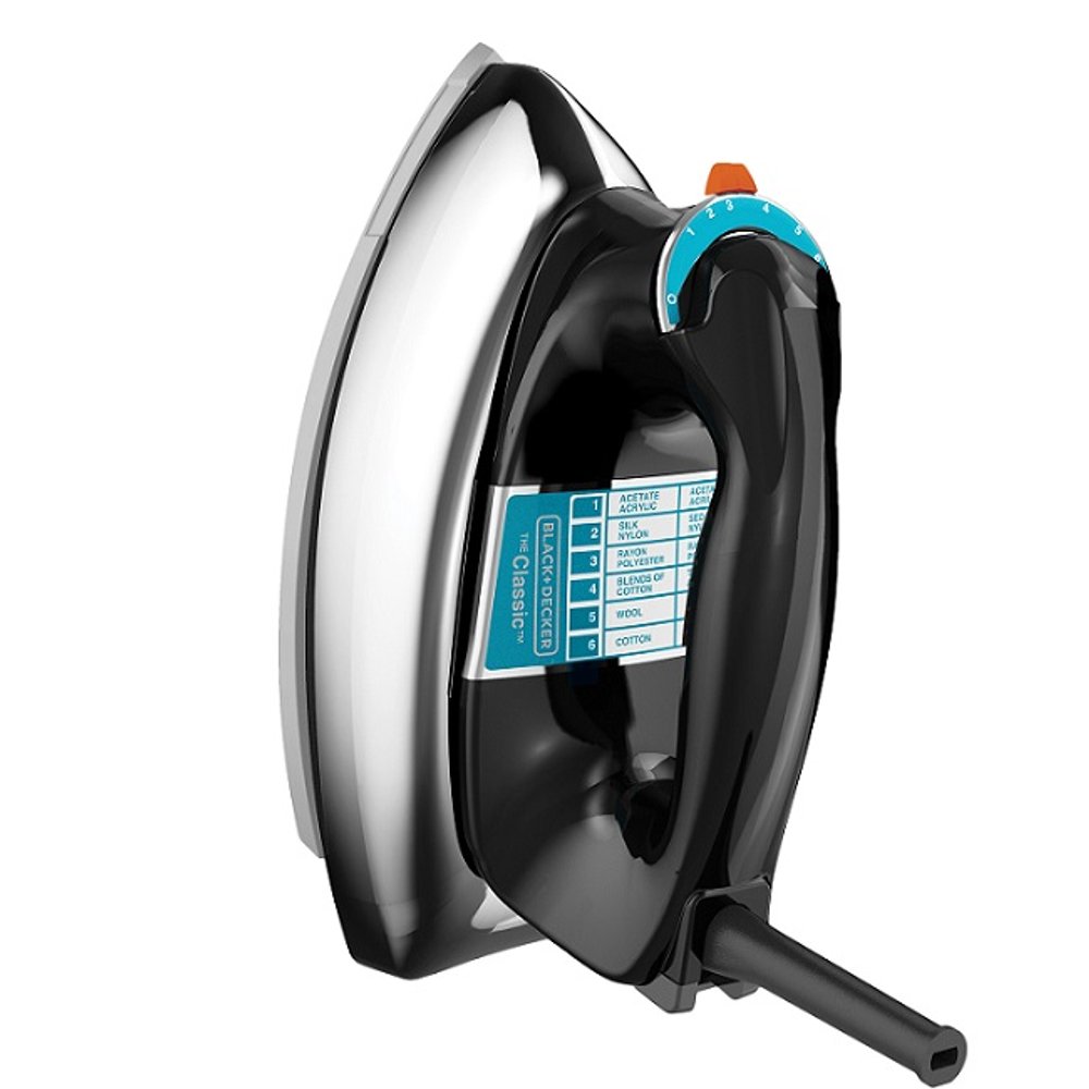 PLANCHA SECA BLACK AND DECKER F54PE ALUMINIO BOT/SELEC 1100W 220V