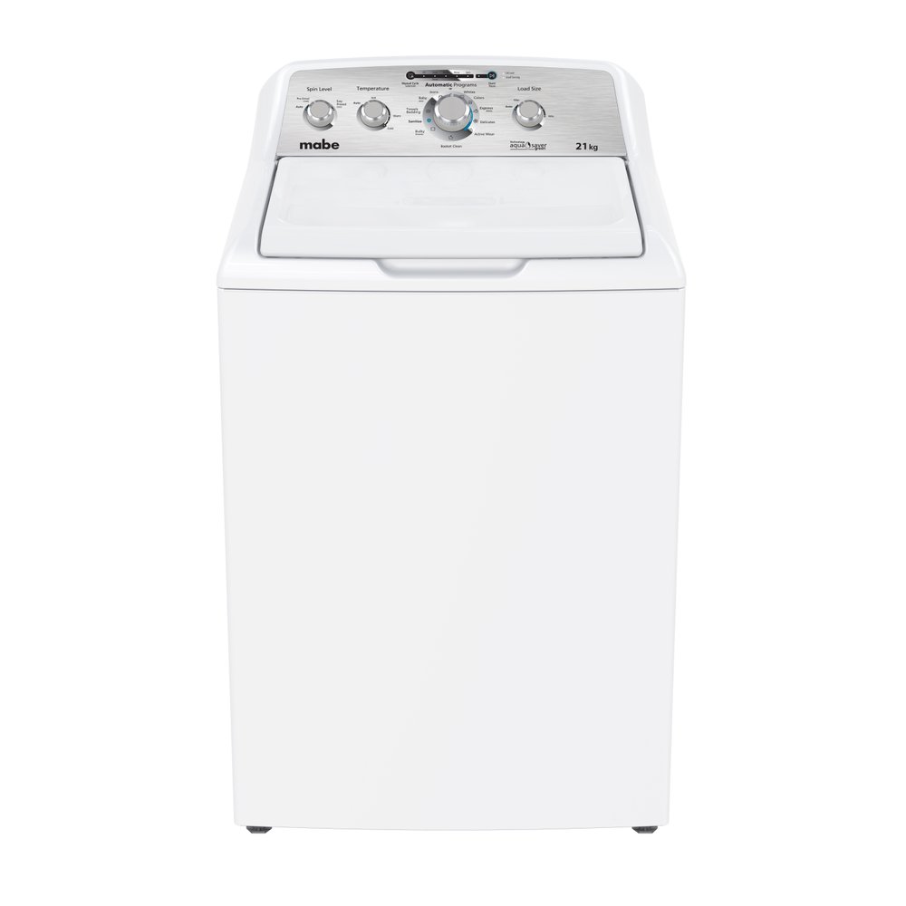 LAVARROPAS AUTOMATICO WMA71214 MABE 21KG CARGA SUPERIOR BLANCO