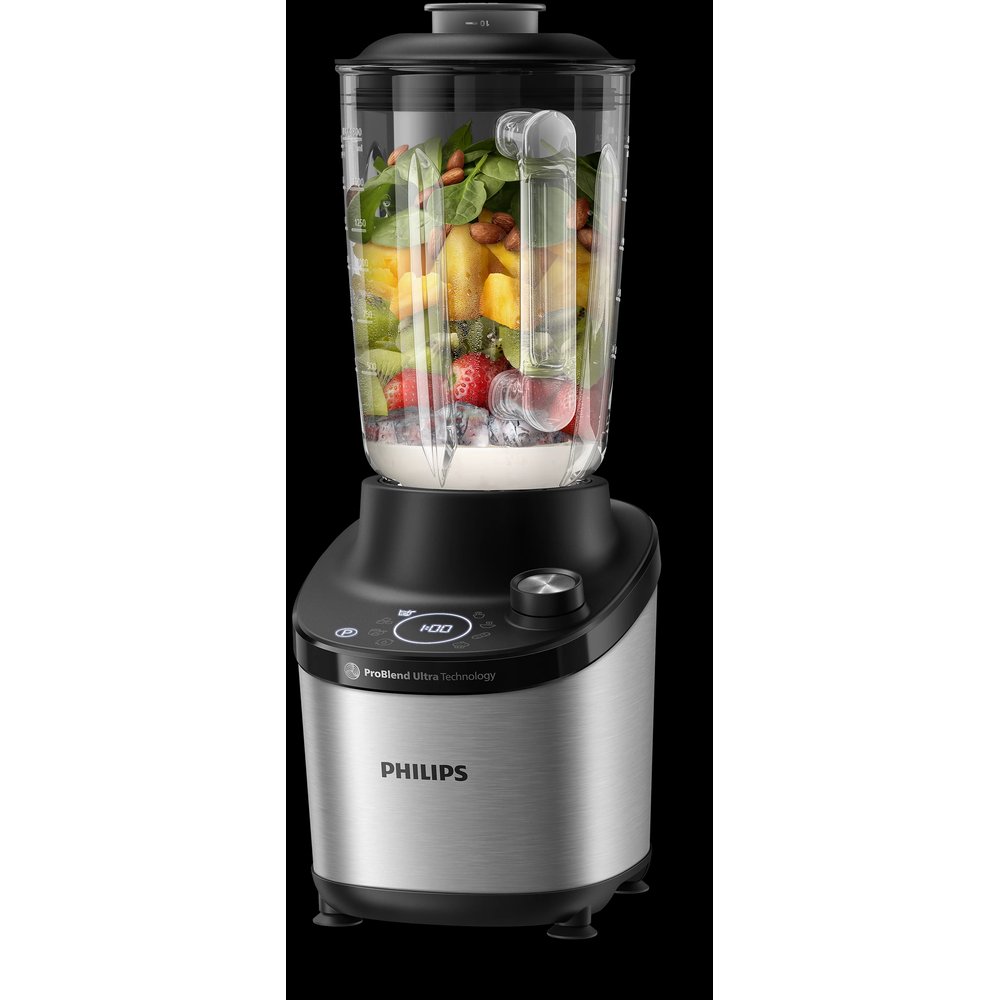 LICUADORA PHILIPS HR3760 00 SERIE 7000 1500W 2L NEGRO 12V JARRA VIDRIO