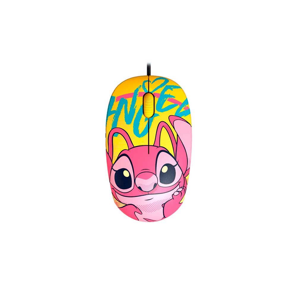 MOUSE XTECH USB XTM-D406ST-YL STITCH 1200DPI/3 BOT/AMARILLO