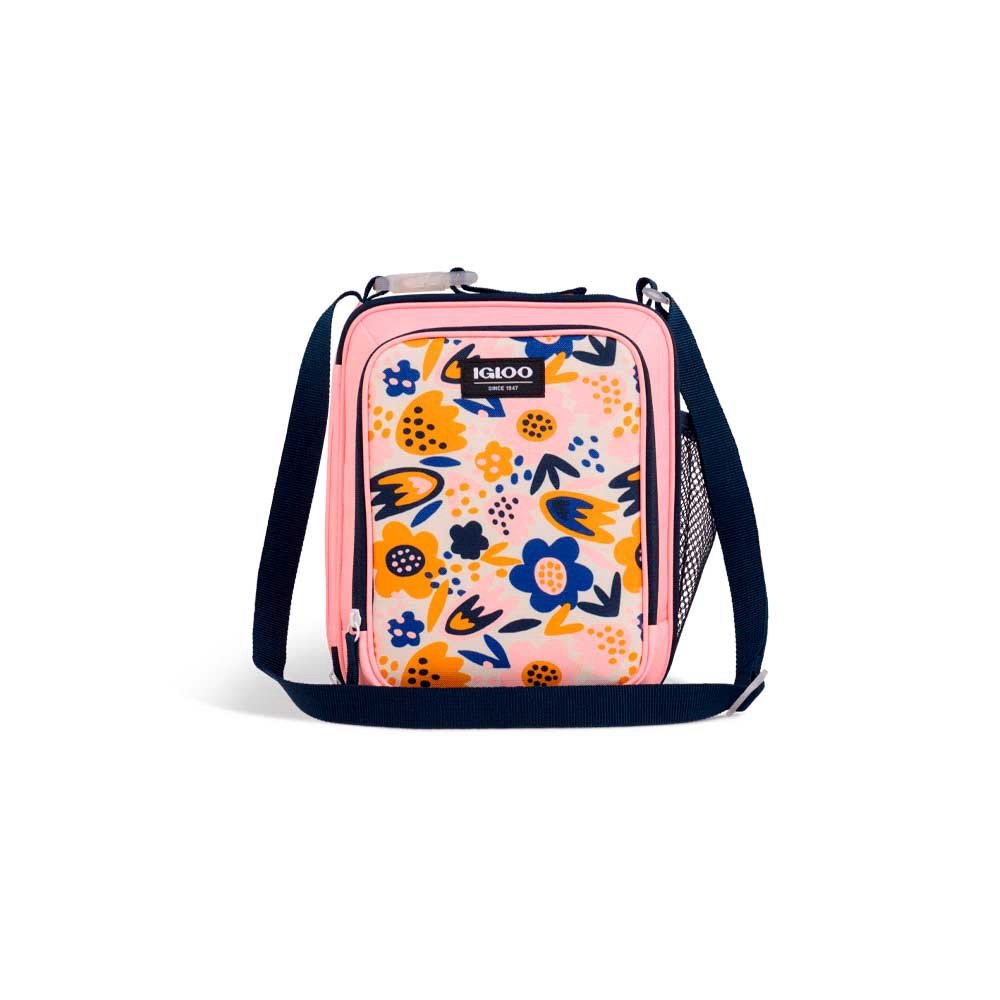 BOLSA TERMICA IGLOO 5 LATAS VERTICAL LUNCH ROSA 64303