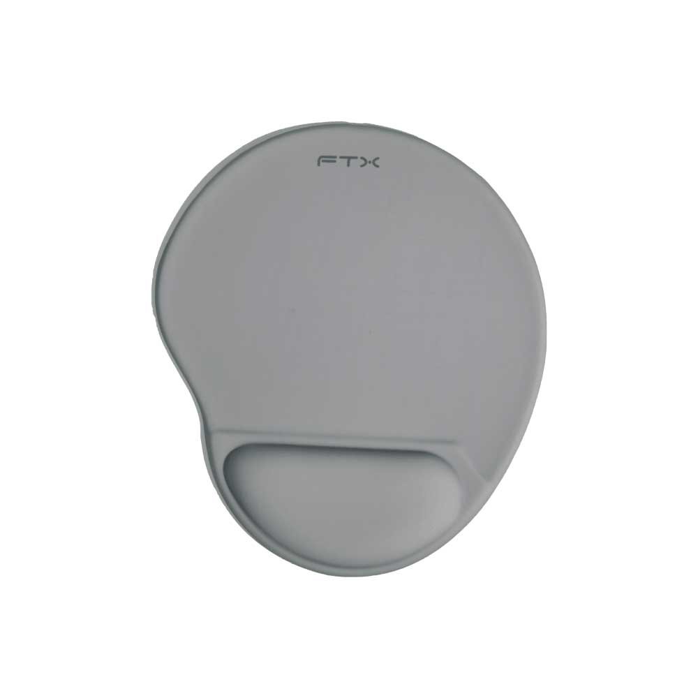 MOUSE PAD FTXMPG01-GN 31X27CM CON APOYO DE MUÑECA EN GEL GRIS