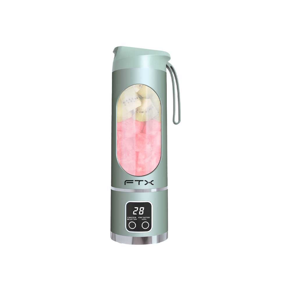 LICUADORA PORTATIL FTX 25W RECARGABLE 3 FUNCIONES VERDE PB-GR