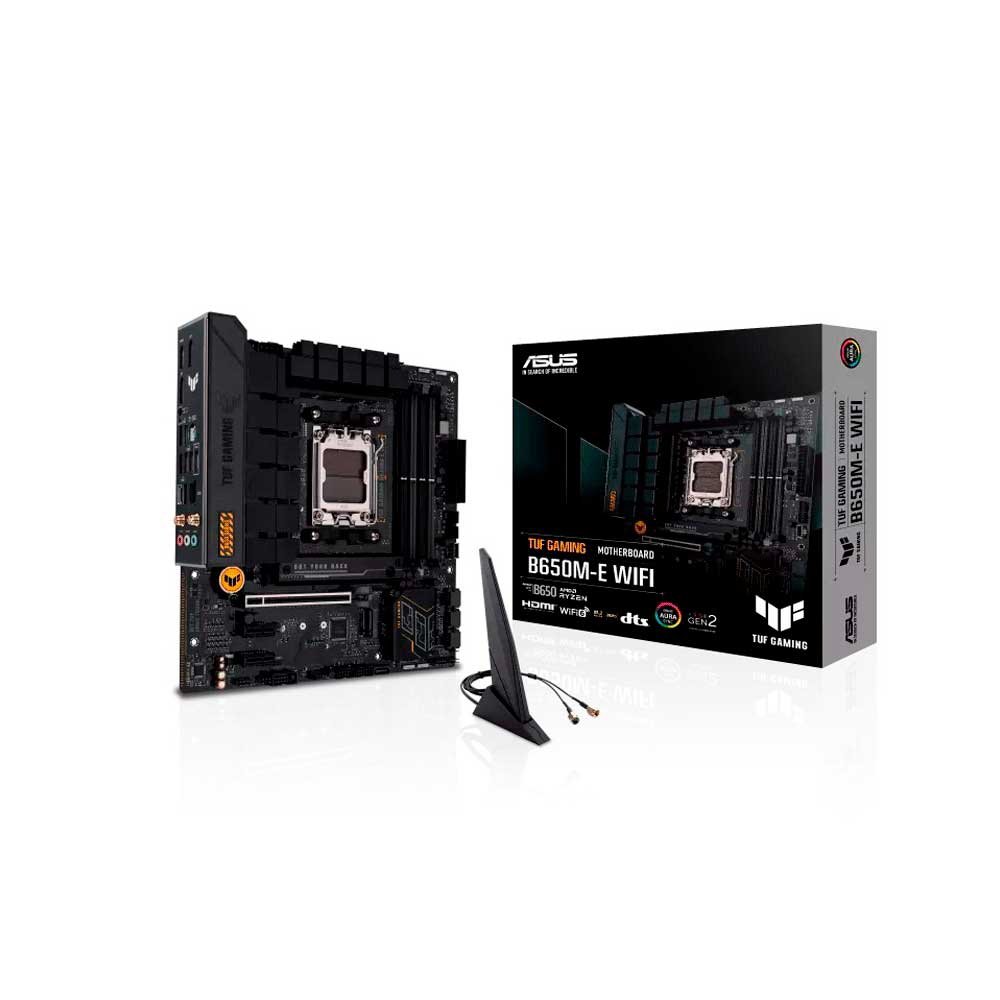 PLACA MADRE ASUS AM5 B650M-E WIFI TUF GAMING DDR5 S/R/HDMI/2DP/2M2/MATX