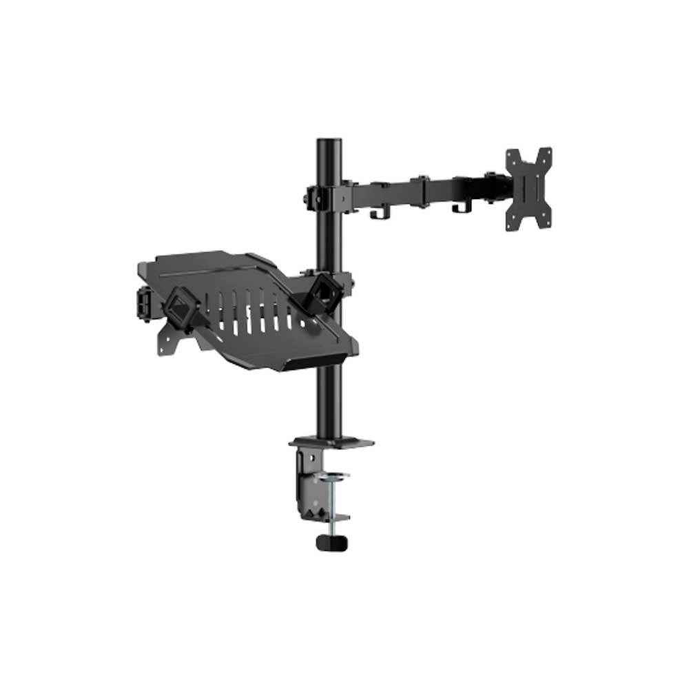 SOPORTE PARA 1 MONITOR Y NOTEBOOK 15.6" A 32" FTX C096ML 10KG/ART/INC45°/GIR90°