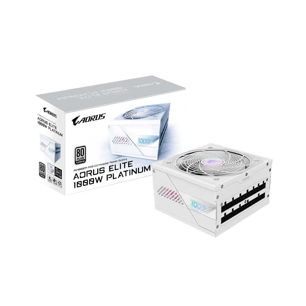FUENTE GIGABYTE 1000W 80PLUS PLATINUM FULL MODULAR BIVOLT GP-AE1000PM PG5 ICE