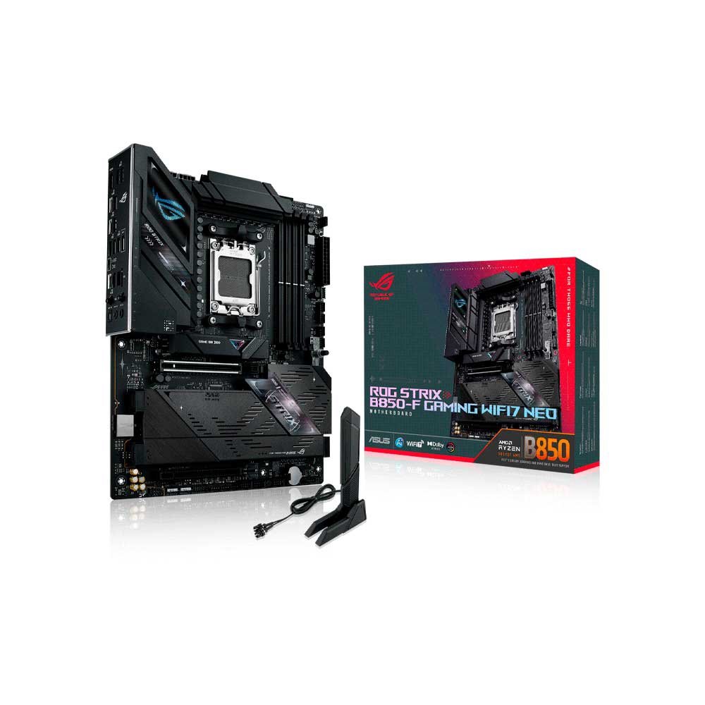 PLACA MADRE ASUS AM5 ROG STRIX B850-F GAMING WIFI7 NEO DDR5 S/R/HDMI/4M2/USB/ATX