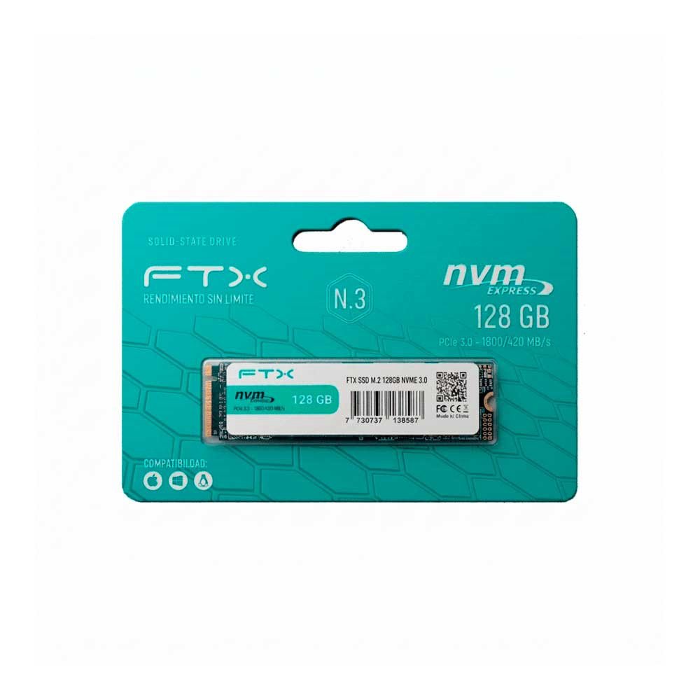 SSD M.2 NVME 128GB FTX N3 1800/420 PCIE 3.0