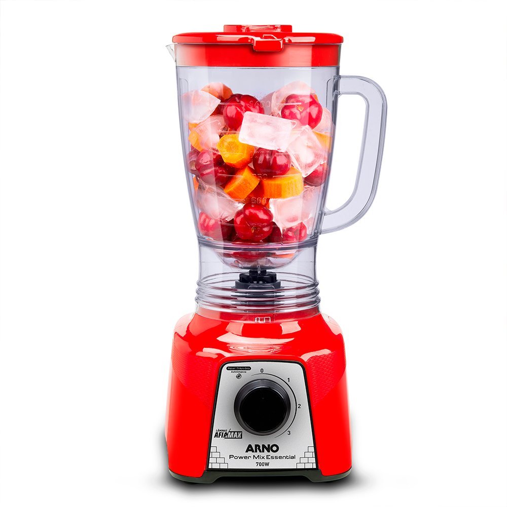LICUADORA ARNO POWER MIX ESSENTIAL LQ18 ROJO 700W 220V