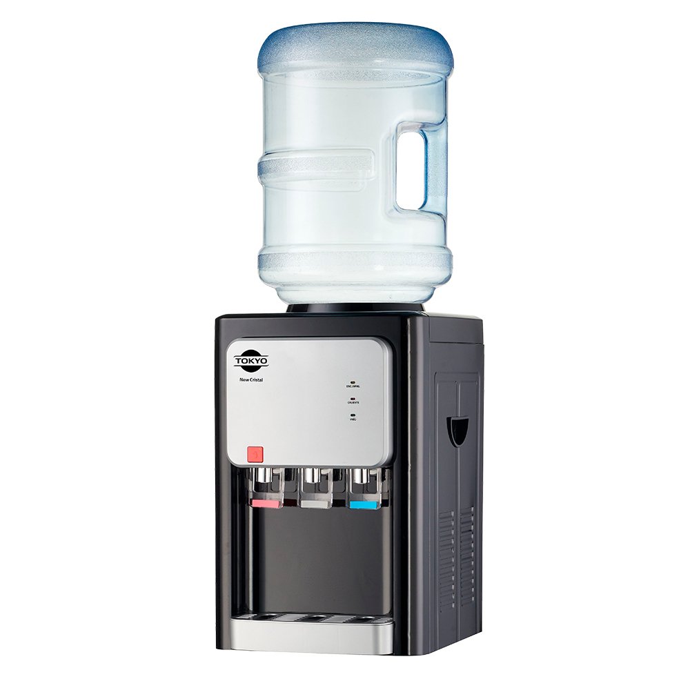 BEBEDERO DE MESA TOKYO NEW CRYSTAL 3 TEMP.C/COMPRESOR NEGRO
