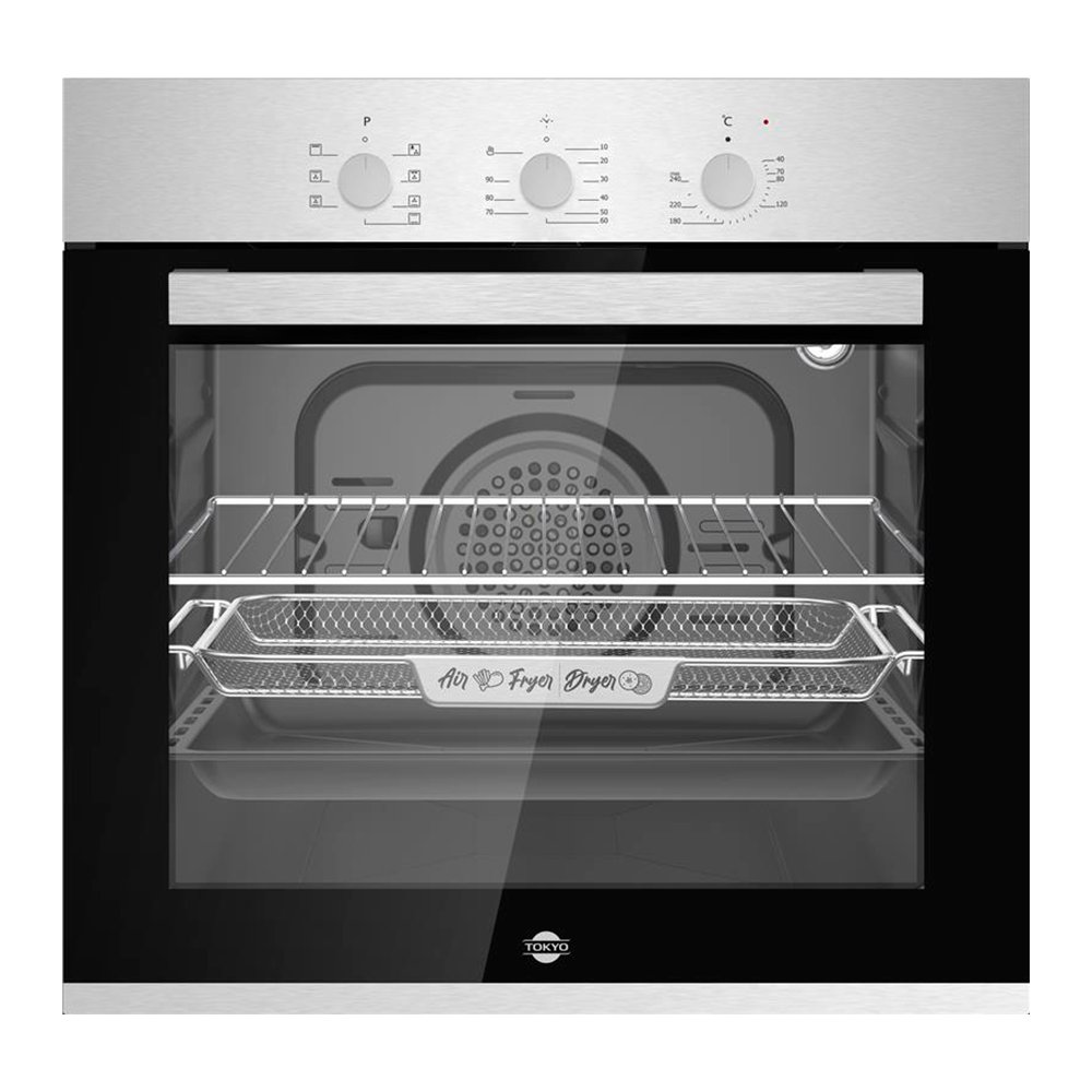 HORNO ELEC EMPOTRABLE TOKYO ISA 60L INOX CON CONVECTOR