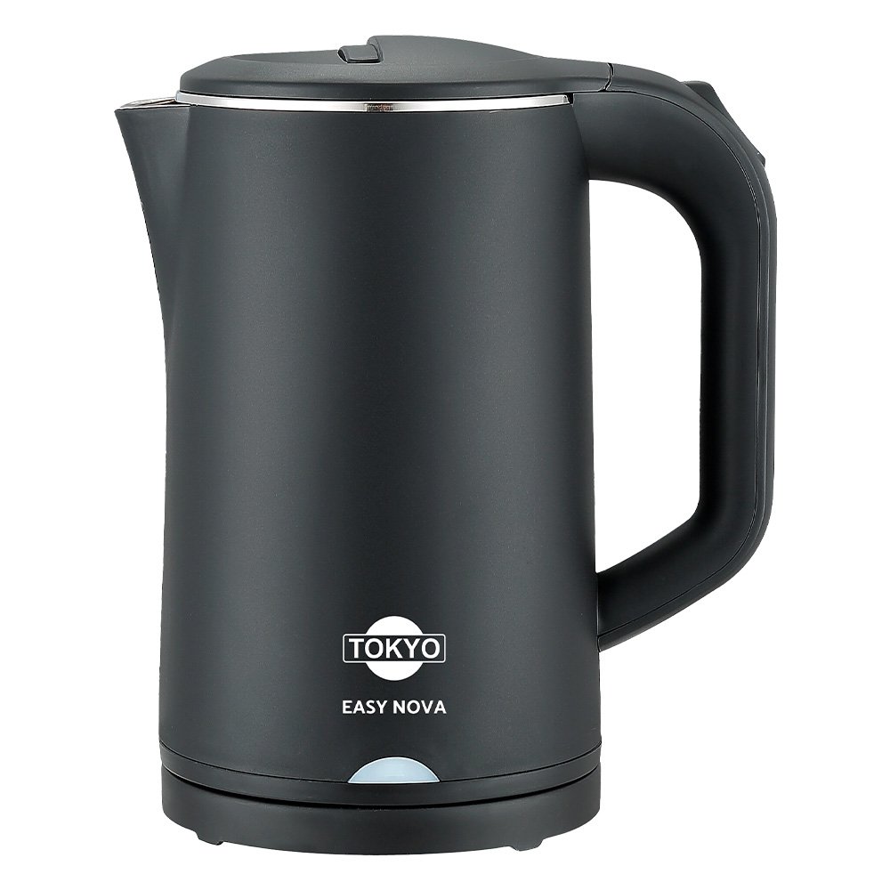 HERVIDORA TOKYO EASY PRO NEGRA JARRA DE ACERO INOXIDABLE 1,7 L 1500 W