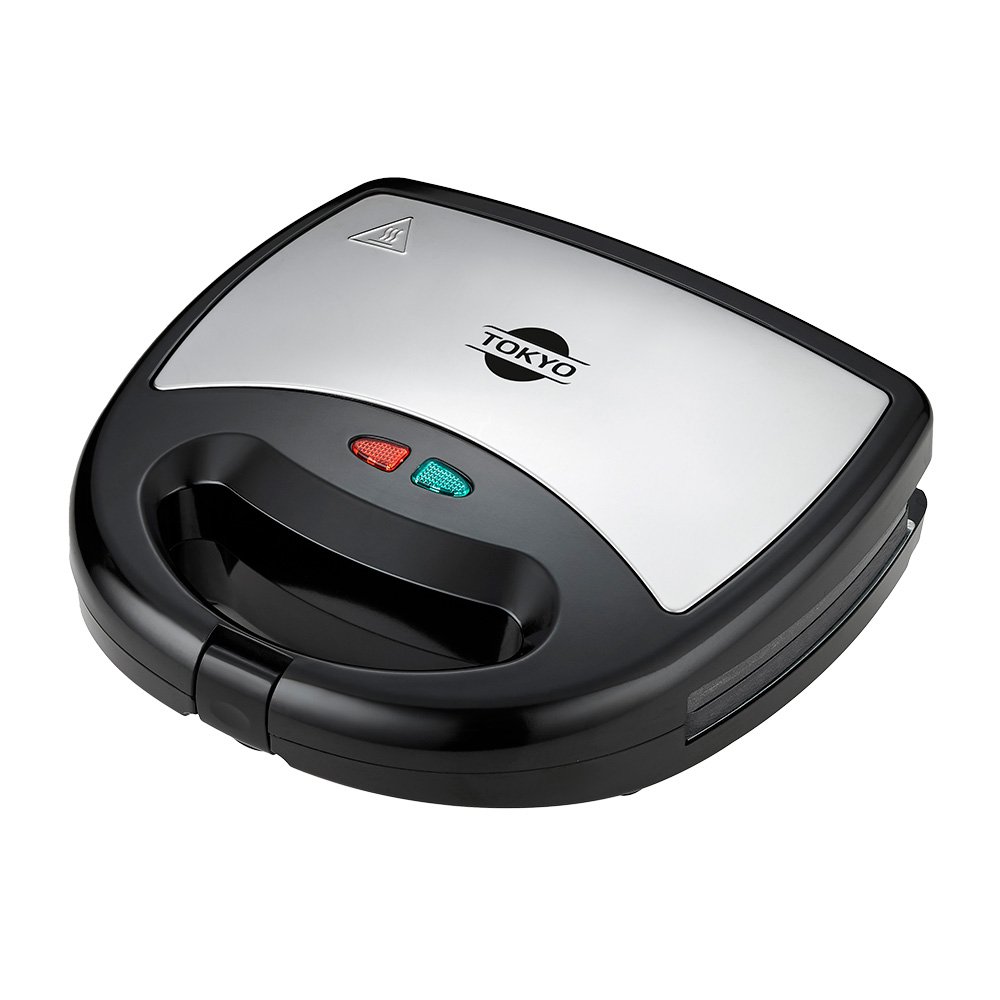 SANDWICHERA TOKYO 3 EN 1 GRILL WAFLE DONAS  NEGRO INOX