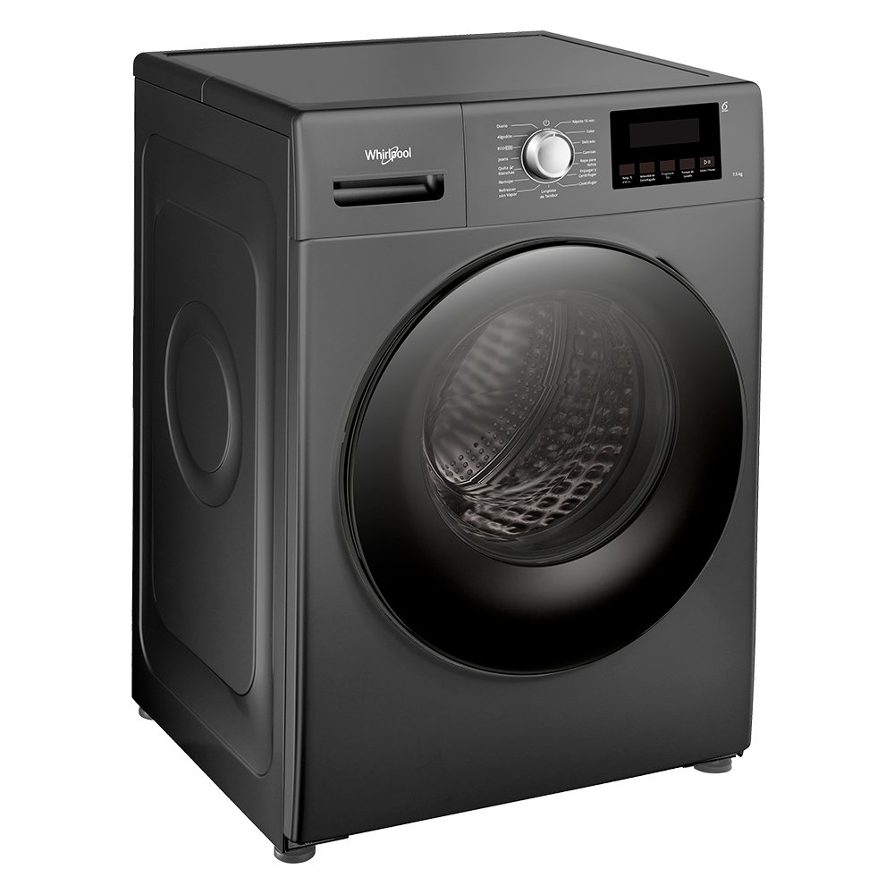 LAVARROPAS WHIRLPOOL WNQ75AS 7.5KG INVERTER SILVER CARGA FRONTAL 1200RPM