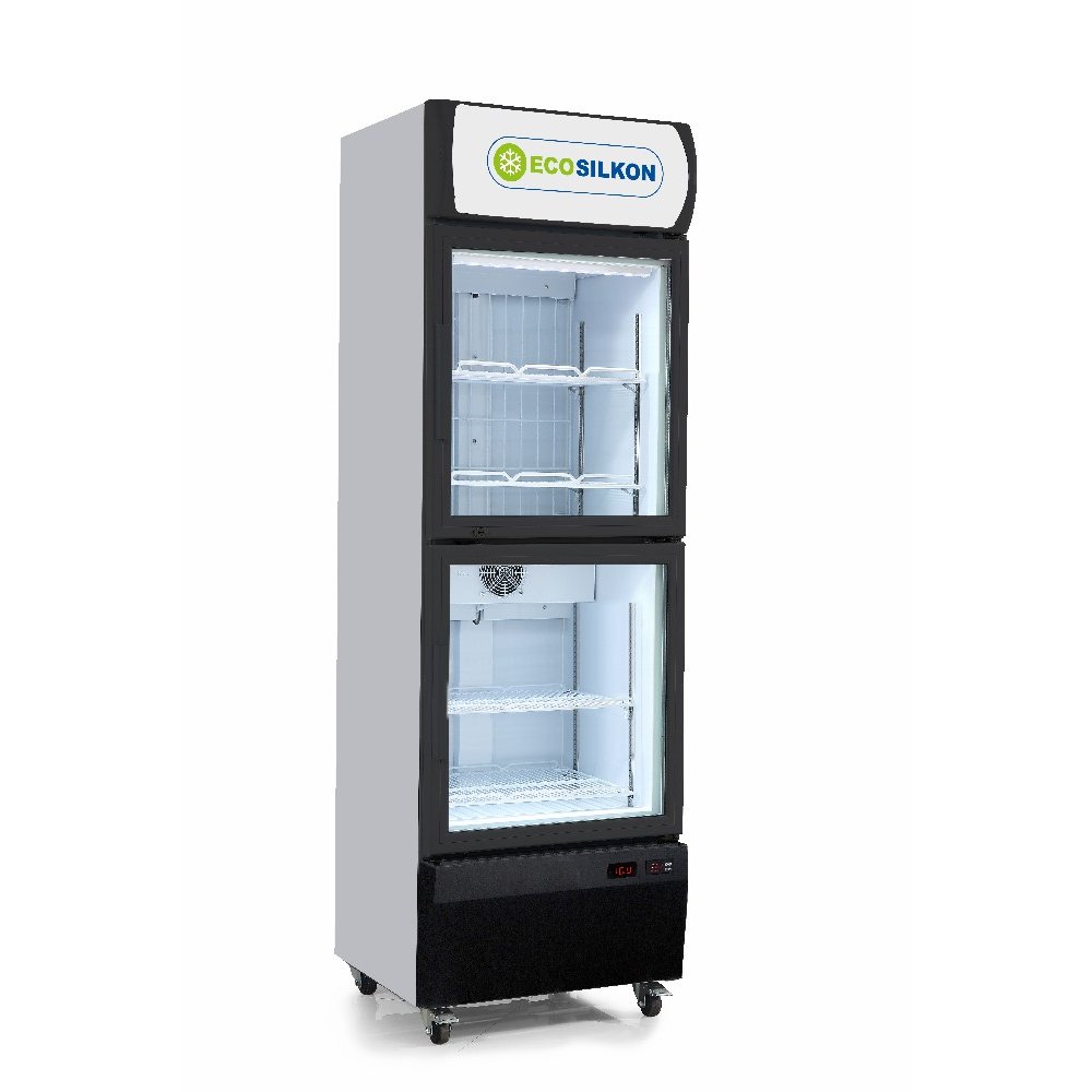 VISICOOLER ECOSILKON DOBLE PUERTA INDEPENDIENTE P/BEBIDAS 156 L /143
