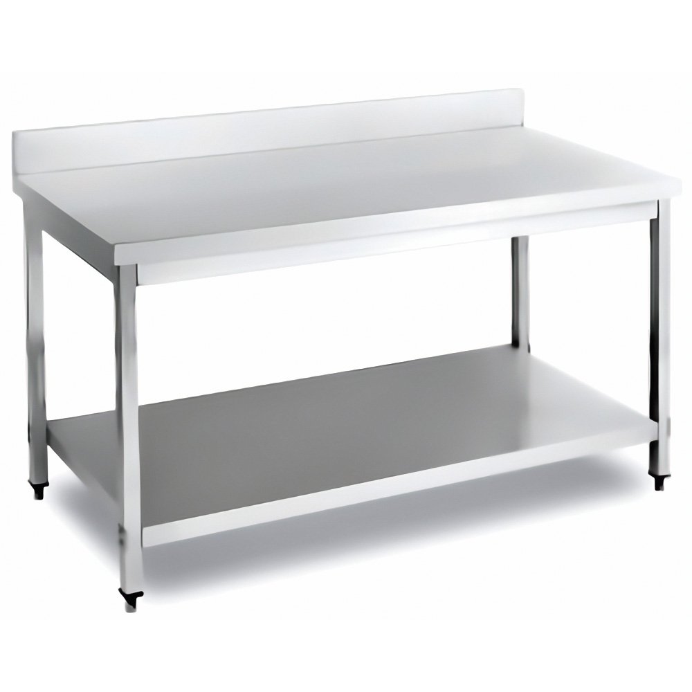 MESA DE TRABAJO TOKYO IND.BV700-120BL C/ESTANTE INFERIOR Y RESPALDO
