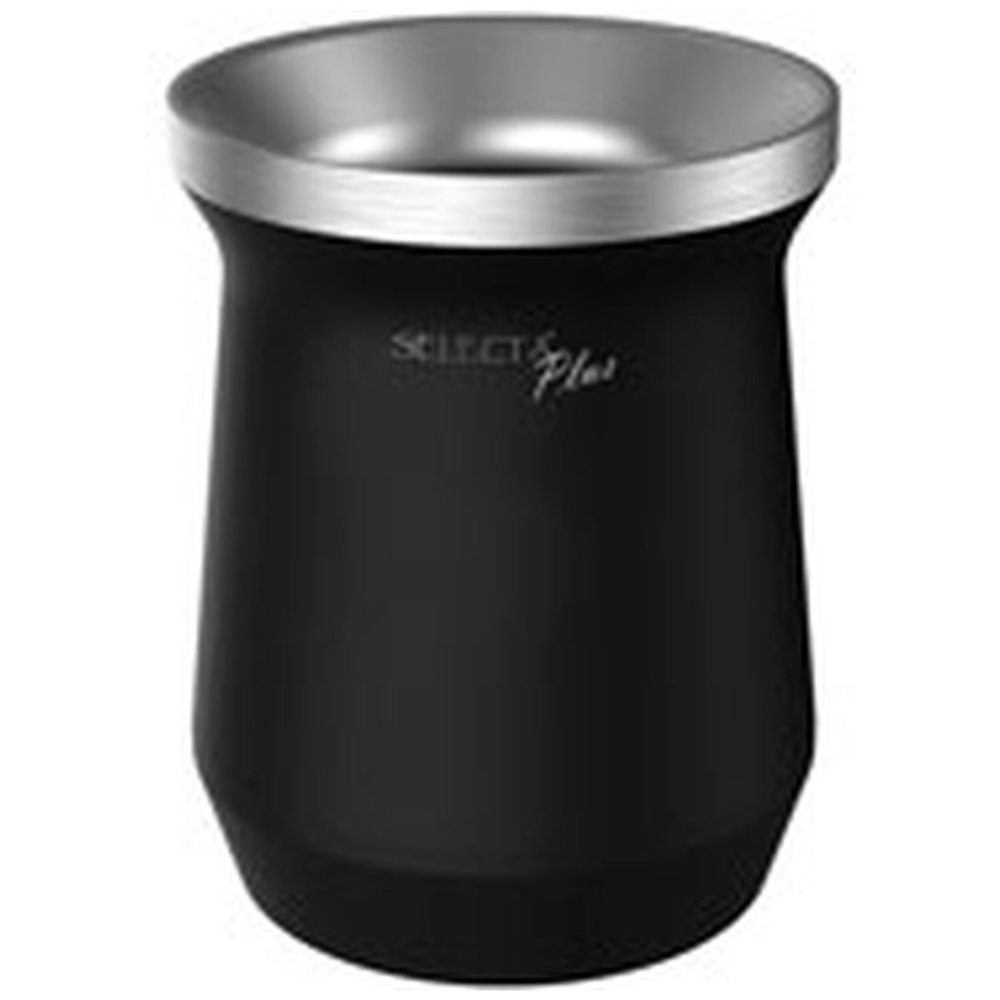 MATE 230ML ACERO INOXIDABLE NEGRO SELECTA