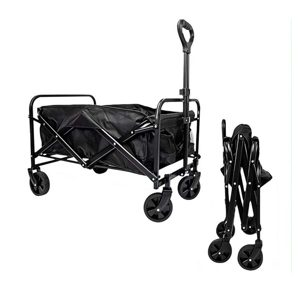 CARRO PLEGABLE C/RUEDAS 72X42X87CM HIERRO POLIESTER