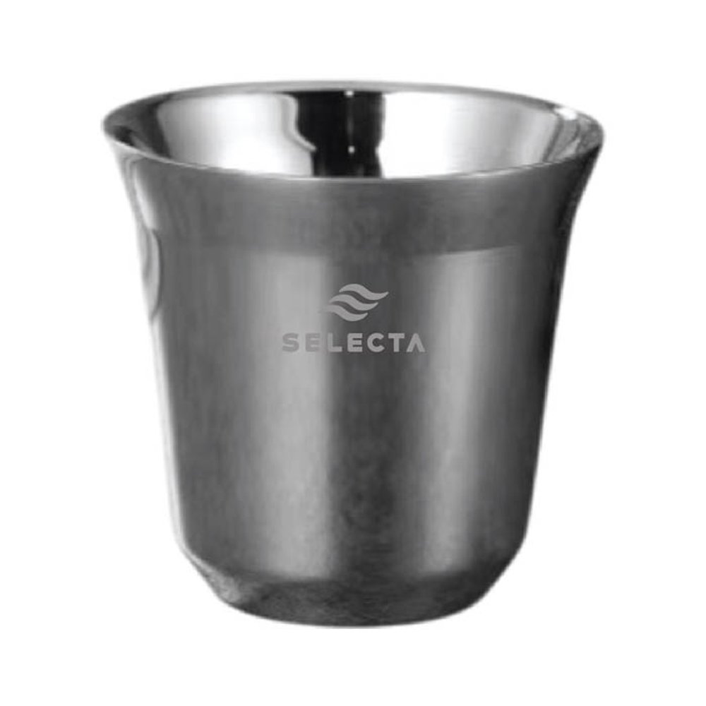 VASO TERMICO DE CAFE APIL. 80ML CHILLOUT PLATA