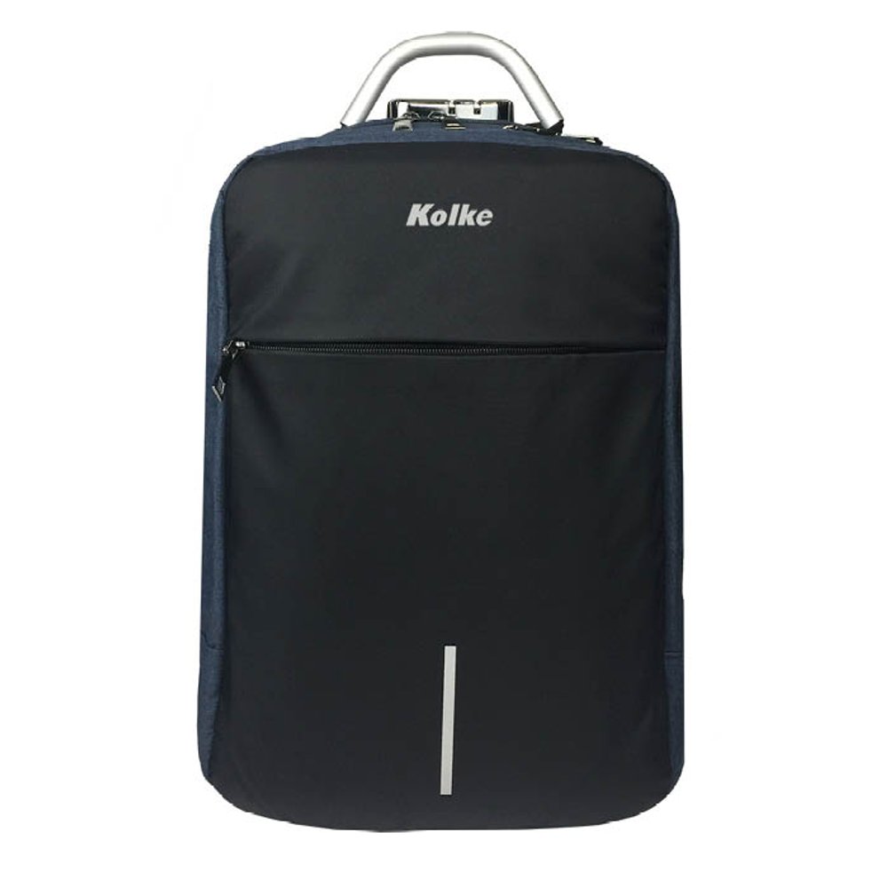 MOCHILA KOLKE KVM-338 C/ CANDADO (GRIS OSCURO)