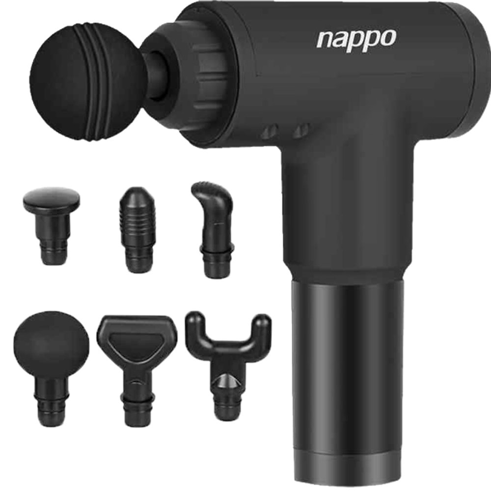 PISTOLA MASAJEADORA CON 6 PUNTAS NAPPO NPM070