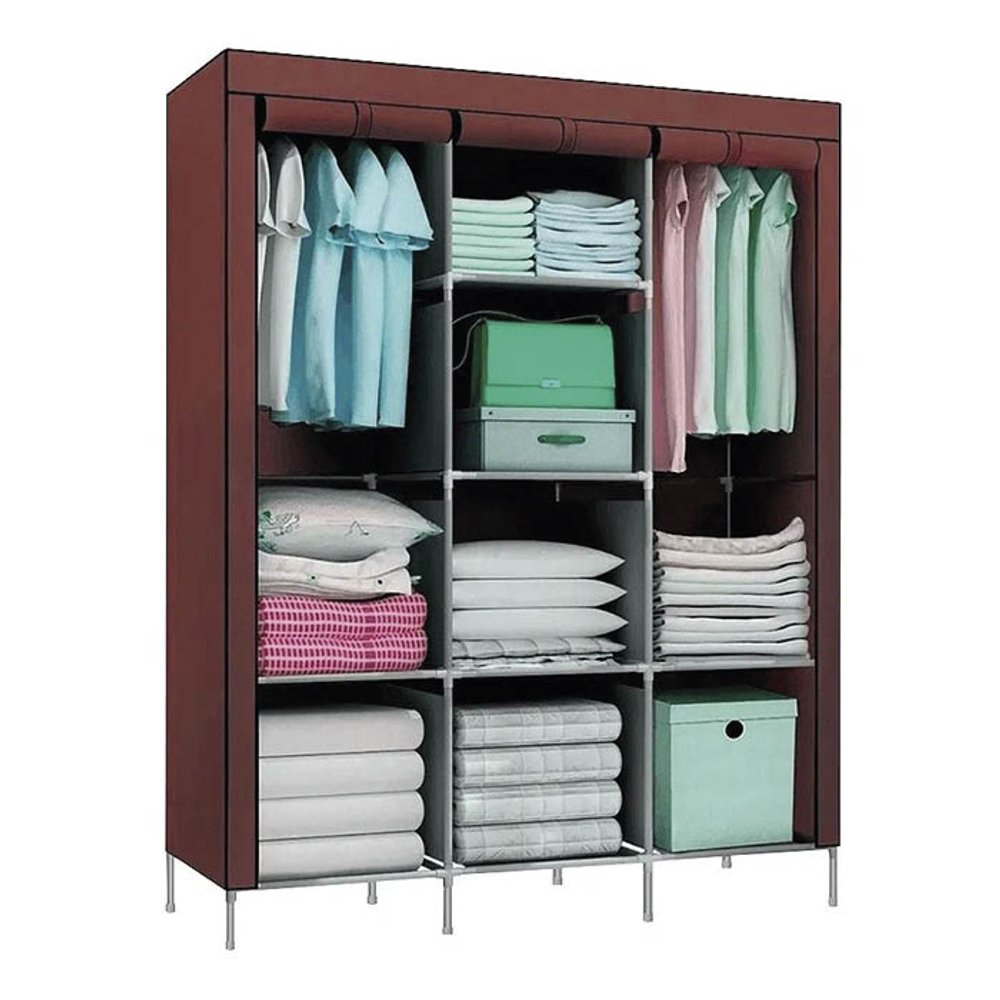 ROPERO DE TELA 88130 DECOTEAM BORDEAUX