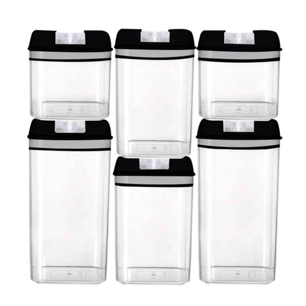 SET DE RECIPIENTES DE 6 PCS CROIX NEGRO CRC-012