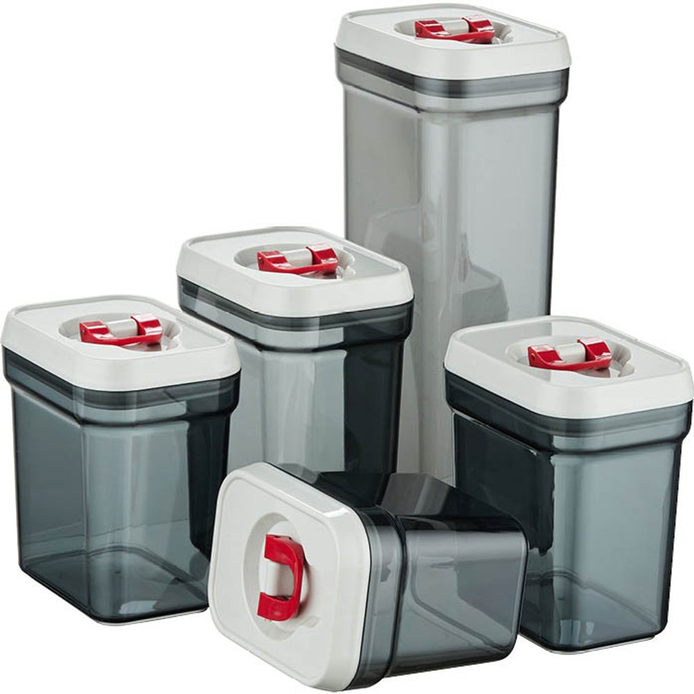 SET DE RECIPIENTES HERMETICOS 5 PCS CROIX CRC-015
