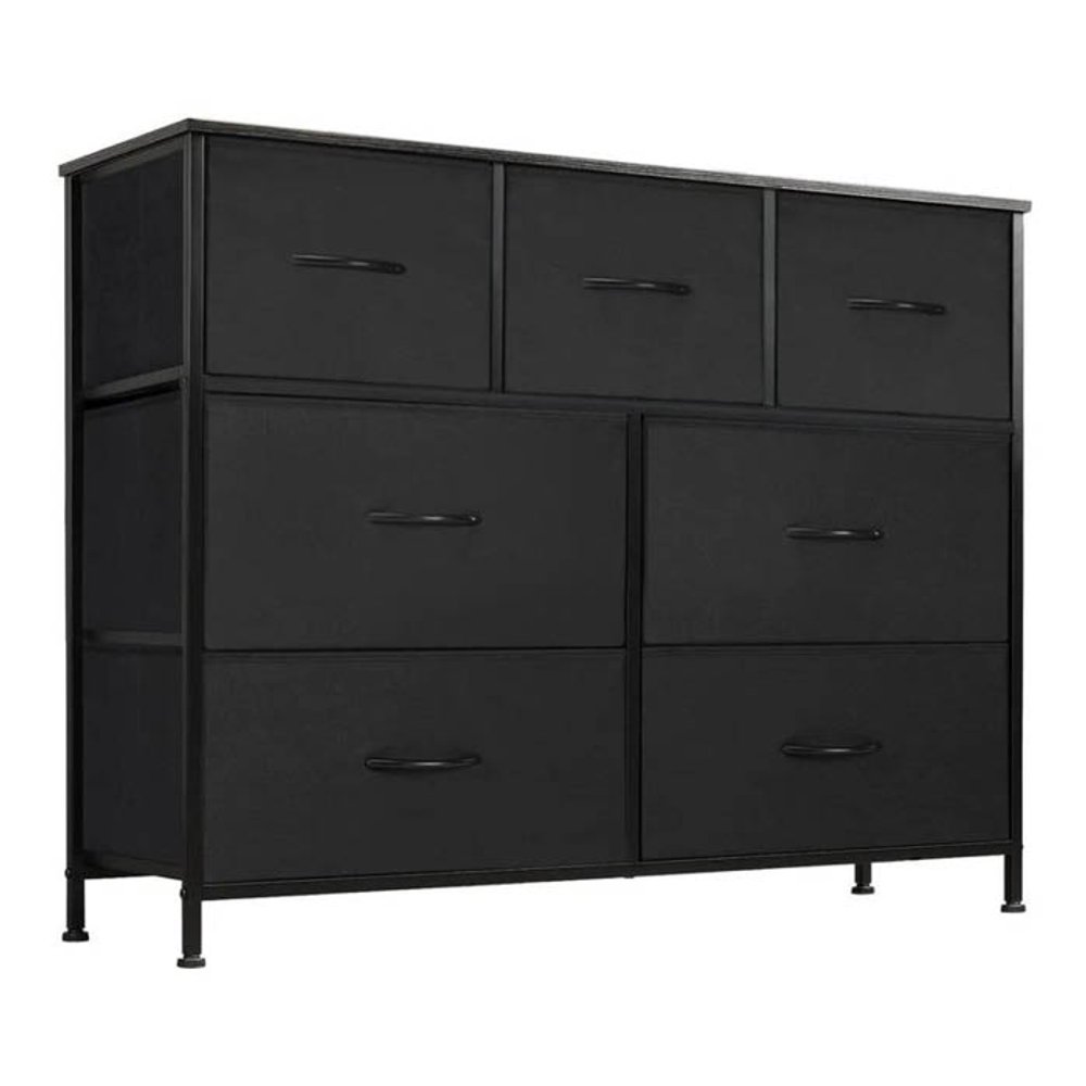 COMODA 7 CAJONES DECOTEAM DDC-038 NEGRO