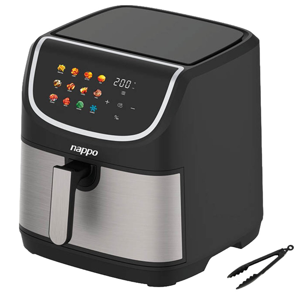 FREIDORA SIN ACEITE NAPPO DIGITAL 8L NEGRA NEF-242