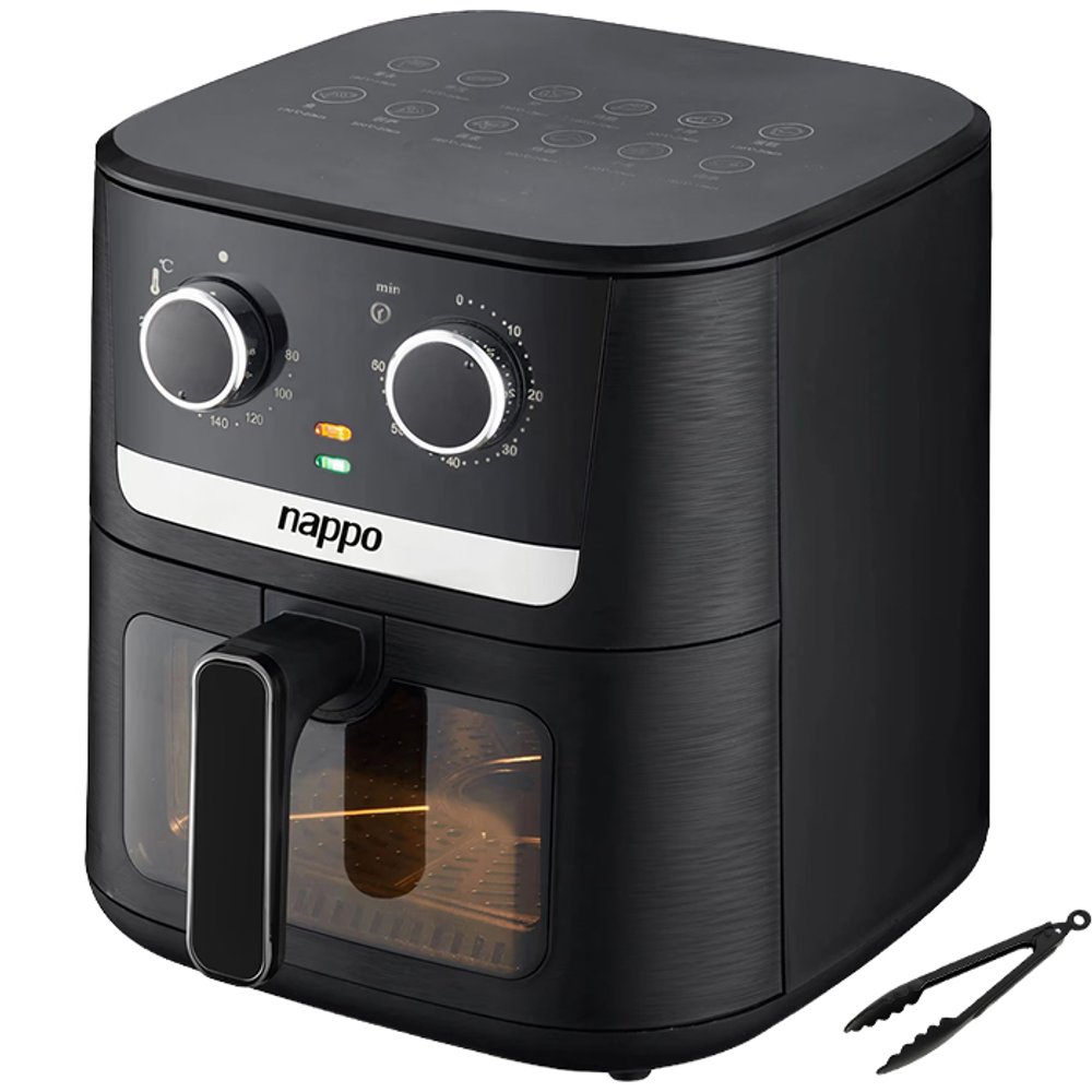 FREIDORA NAPPO SIN ACEITE MECANICA MASTER 7L NEF-245 NEGRA