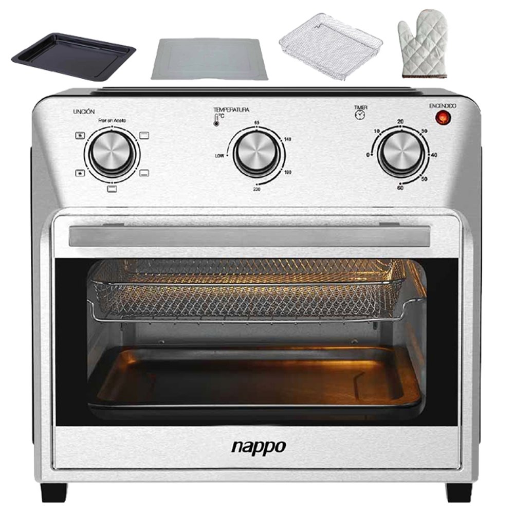 HORNO ELECTRICO Y FREIDORA DE AIRE NAPPO 28L NEH-247