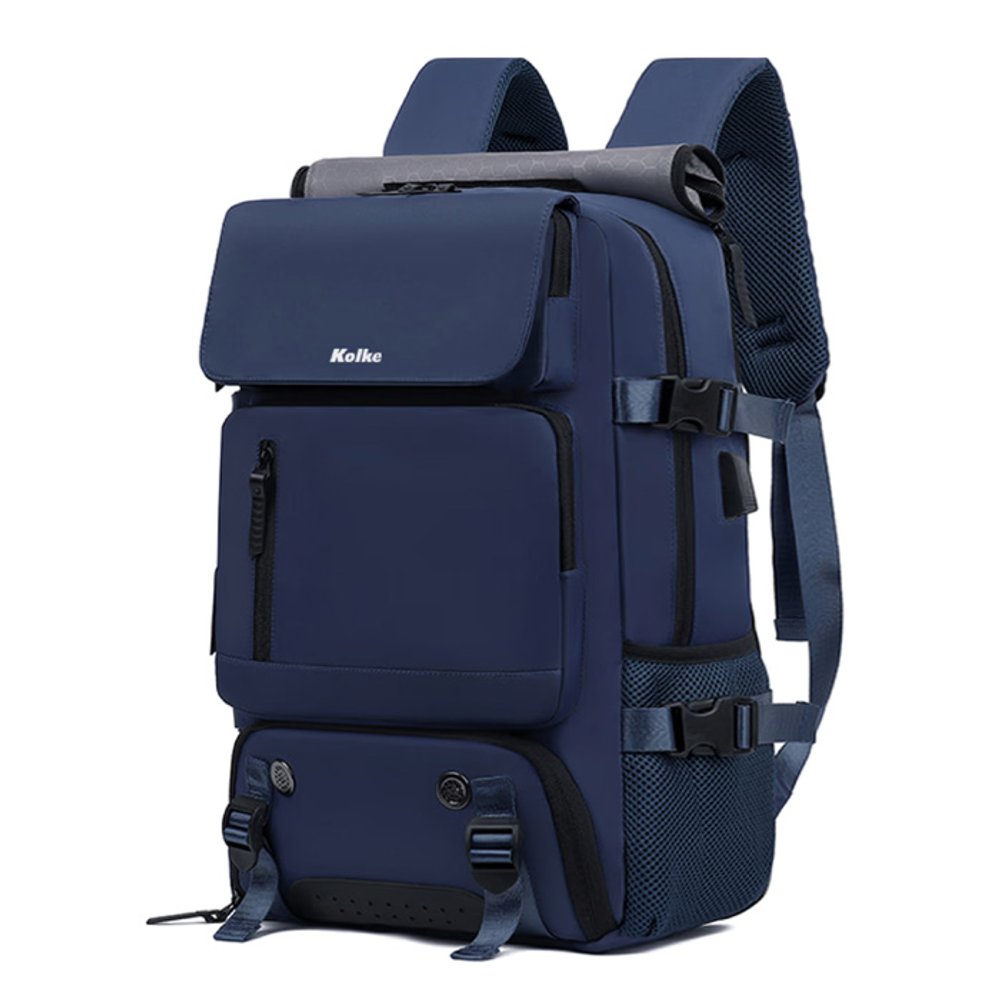 MOCHILA DE VIAJES HIKES KVM-720 PETROLEO