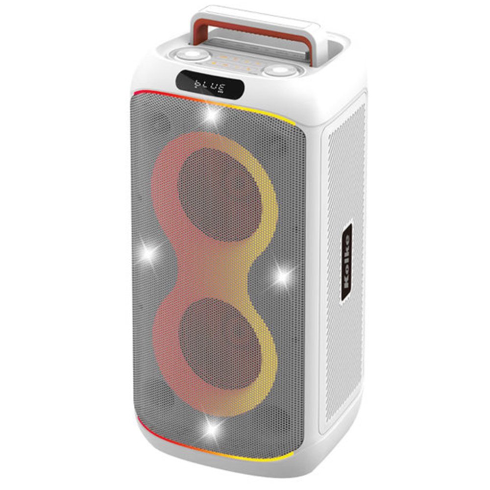PARLANTE INALÁMBRICO DOBLE 6,5” + TWEETER 1” FEST DUO WHITE EDITION KPB-787