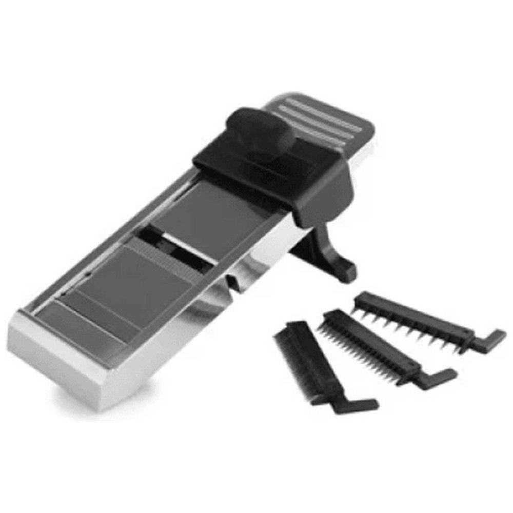 MANDOLINA PARA VEGETALES C/ SOPORTE ACERO INOX