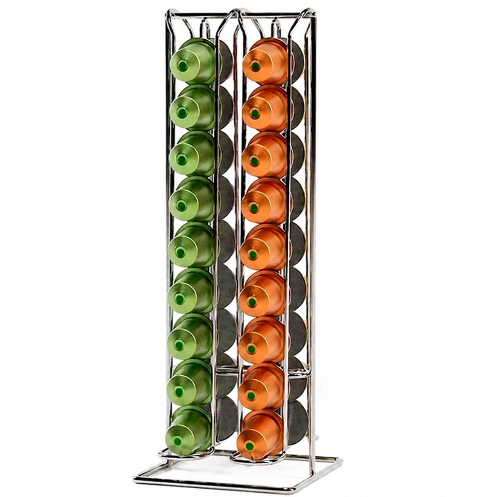 SOPORTE P/CAPSULAS NESPRESSO METAL 10x13x30CM