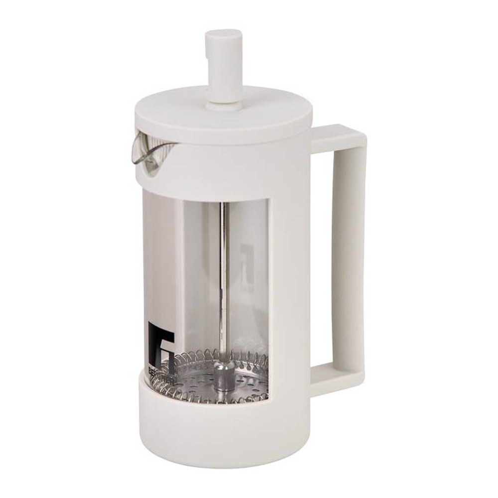 CAFETERA FRENCH 350ML VIDRIO LINES GRIS